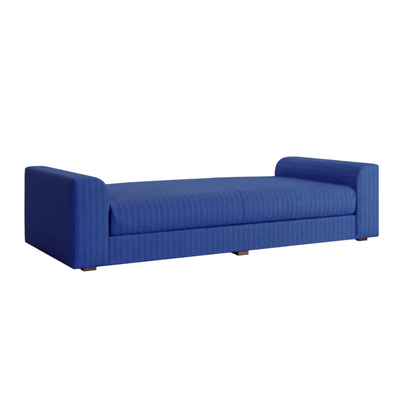 Lit de jour Elevate, Cobalt Striped Hemp Blend