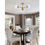 Plafonnier semi-encastré 3 lumières 26 po Caisha-61751731-61751733