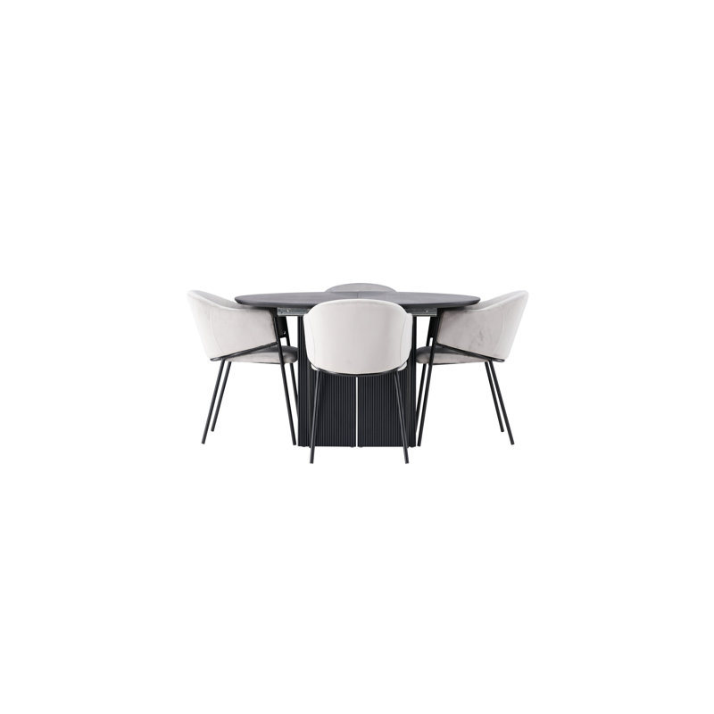 Goldenray 4 - Person Dining Set