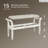 Heraldas Polyester Upholstered Bench