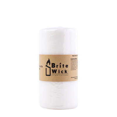 Unscented Pillar Candle