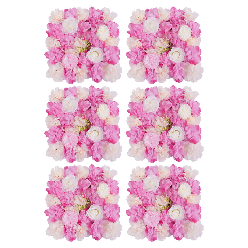Panneaux muraux à fleurs artificielles