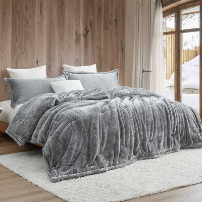 Coma Inducer Softer Than Soft Double Plush Oversized Comforter Set