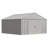 12 ft. W x 12 ft. D Galvanized Steel Storage Shed-85519994