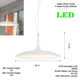 Ricky Single Light Metal Dimmable LED Pendant