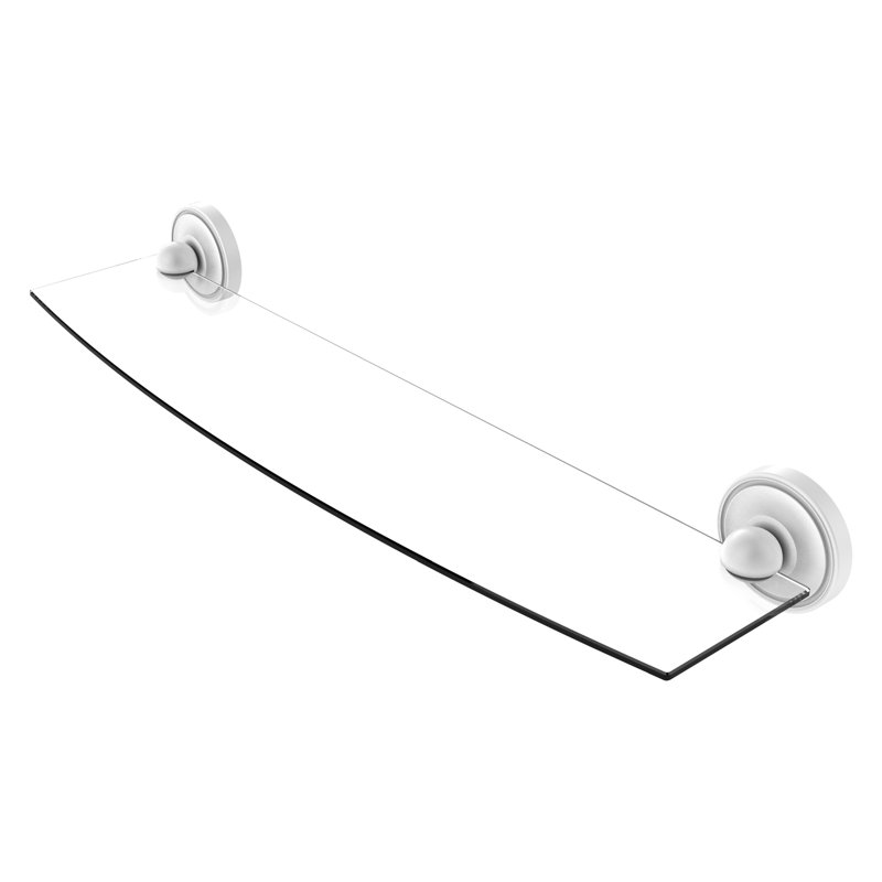 Gober Bracket Shelf, 24", Matte White