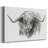 Soft Focus Highland Cattle II-Gallery Wrapped Canvas