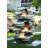 Resin Rock Level Fountain with Halogen Light