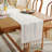 Soly Runner No Pattern Linen Blend Table Runner-407020492