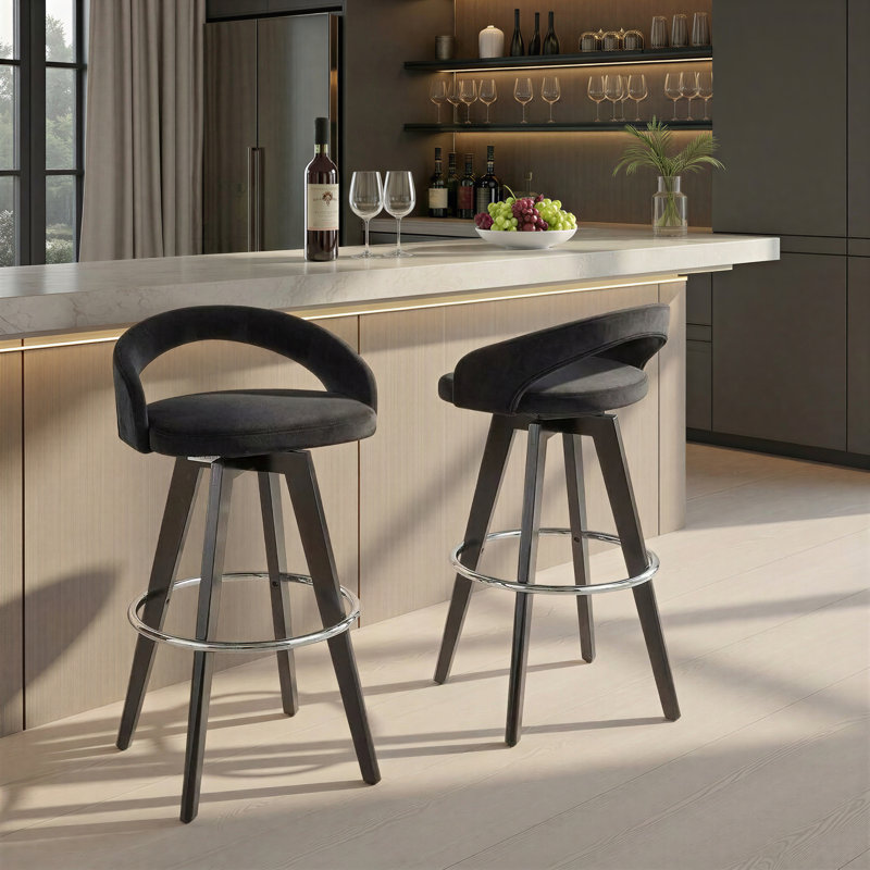 Tabouret de bar à hauteur fixe 30 po Clowers