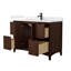 Palmilla 48" Freestanding Single Bathroom Vanity with Cultured Marble Top-312540834-312540835-312540844
