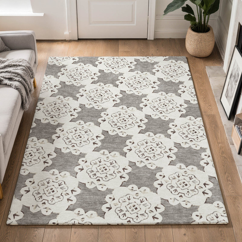 Tapis décontracté de qualité supérieure Mayfield, Taupe, 8' x 10'