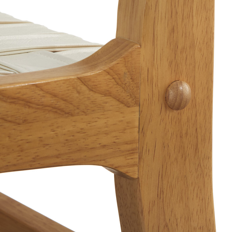 Chaise d'appoint, Brun clair / jaune