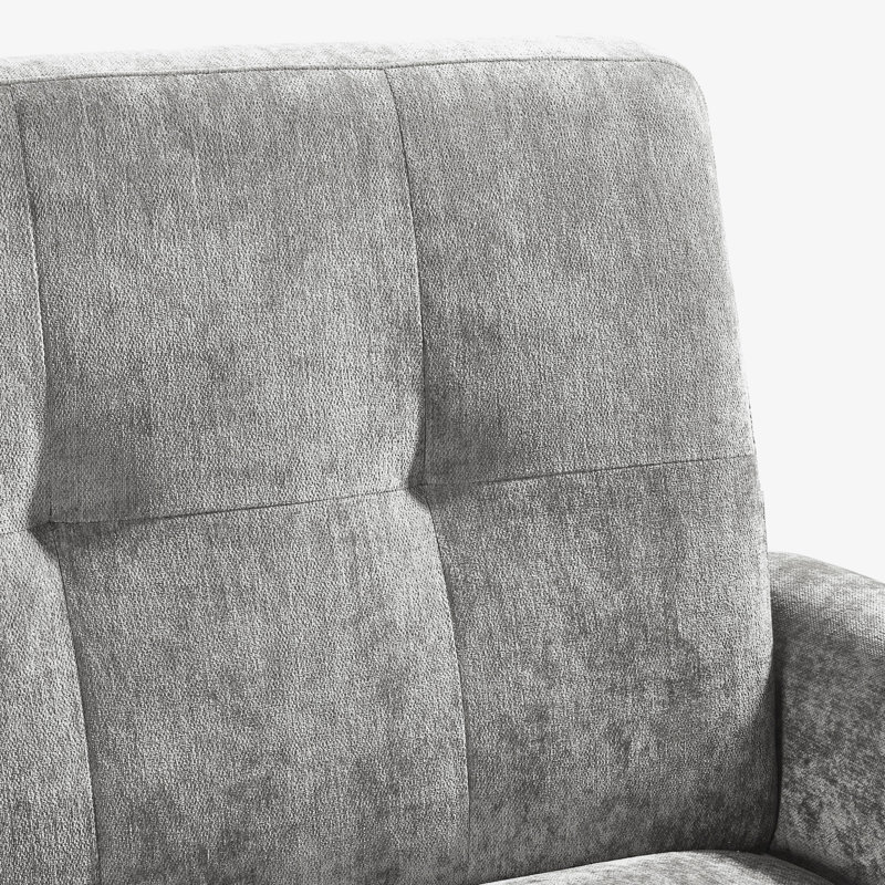 Bostrom Upholstered Armchair, Grey Chenille