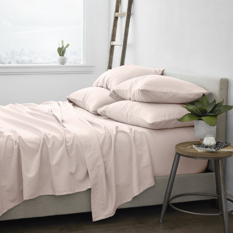 Ensemble de draps en microfibre Archimedes, Simple, Rougir