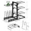 Iron Rectangle Countertop / Cabinet Pot Rack