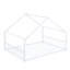 Lit double pleine grandeur en métal, blanc-960723843-960723840