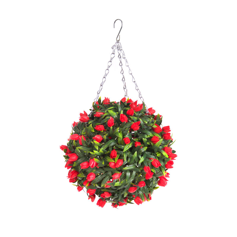 28 cm H Faux Plant, Red