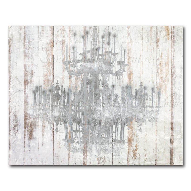 Reproduction d’art sur toile tendue en bois de grange, H 18 po x l 26 po x P 1,5 po