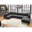 Canapé modulaire à large assise en velours côtelé-134737133