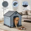 Grande niche pour chien d'extérieur résistante aux intempéries-793693187-793693184