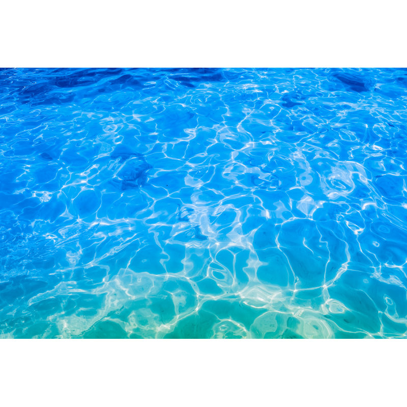 «Blue Water Ripple» par Releon8211 - impression sur toile tendue, L 48 po x H 32 po
