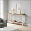 Élégante table basse, canapé de style nordique, console à 2 niveaux-130085292-130085295-130085289