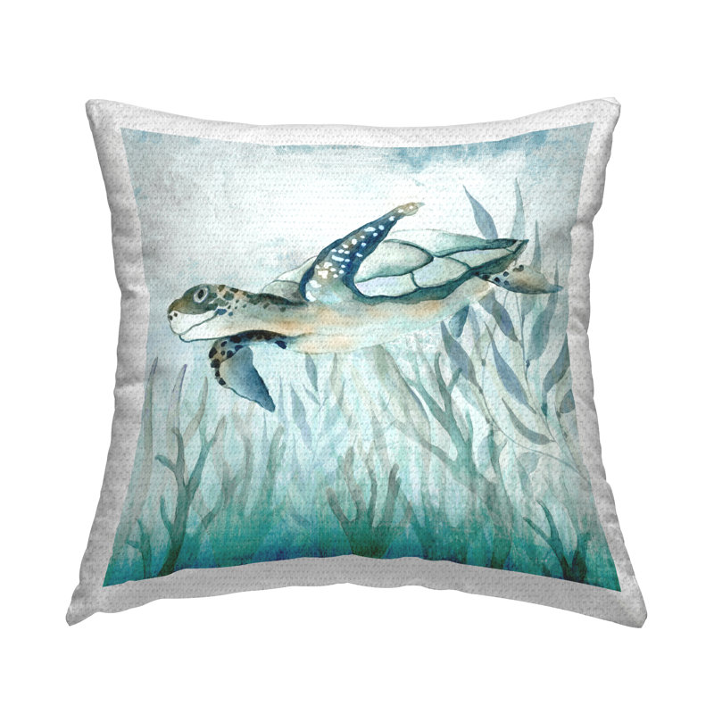 Floral Outdoor Throw Pillow