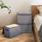 Linen Fabric Foldable Storage Cube Bin Organizer Basket With Flip-Top Lid & Handles, Large Clothes Blanket Box For Home, Office, Closet, Light Gray, 4 Pack 14.6 X 9.5 X 9.5”-119775101
