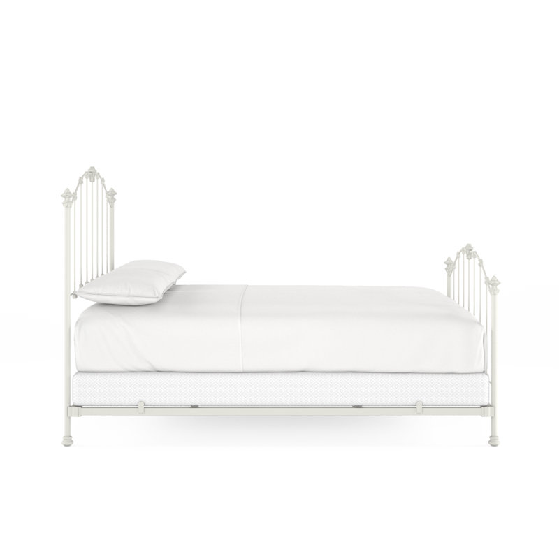 171 Country French Bed | Complete Standard, California King, Matte White