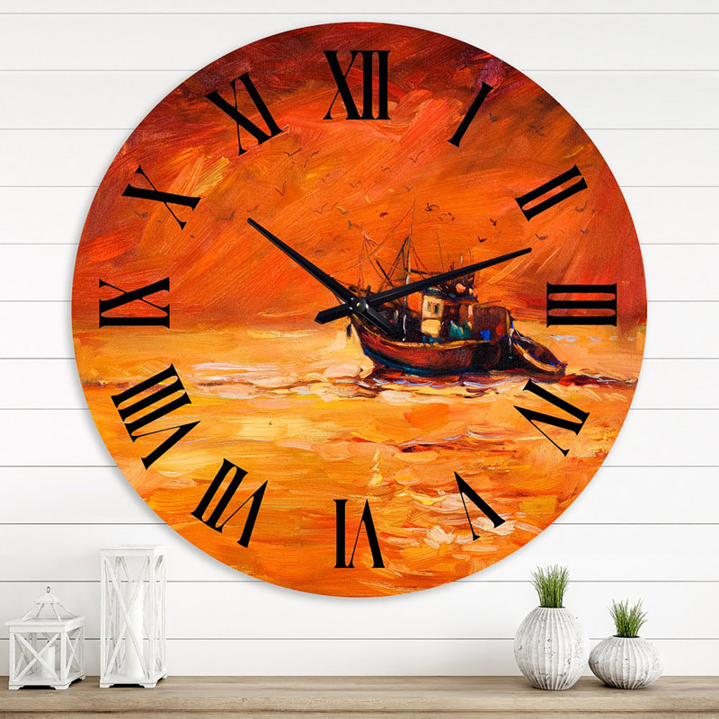 Horloge murale nautique et côtière, Grand