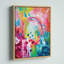 «Chassing Rainbows» par Rachel Christopoulos, reproduction d'art sur toile encadrée