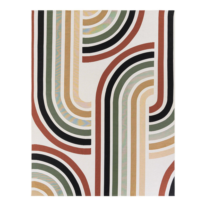 Vibe Hower Indoor/Outdoor Area Rug, Rectangle 7'10" x 10'