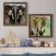 Majestic Encounter - Ensemble de 2 peintures sur toile encadrées-687279702-687279663