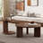 High-end black walnut end table set