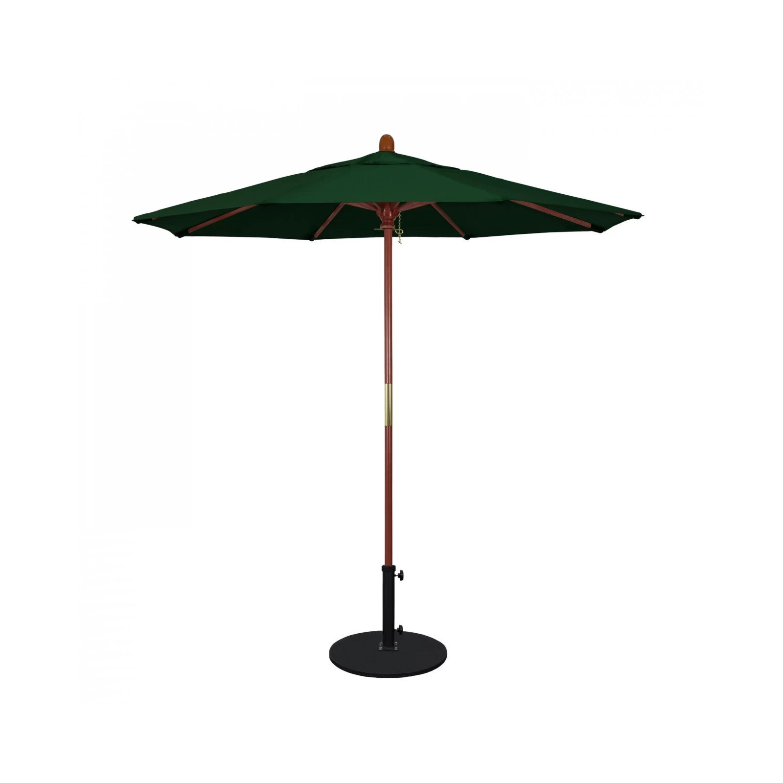 Manford 90'' Outdoor Umbrella, Pacifica Hunter Green Performance Canvas