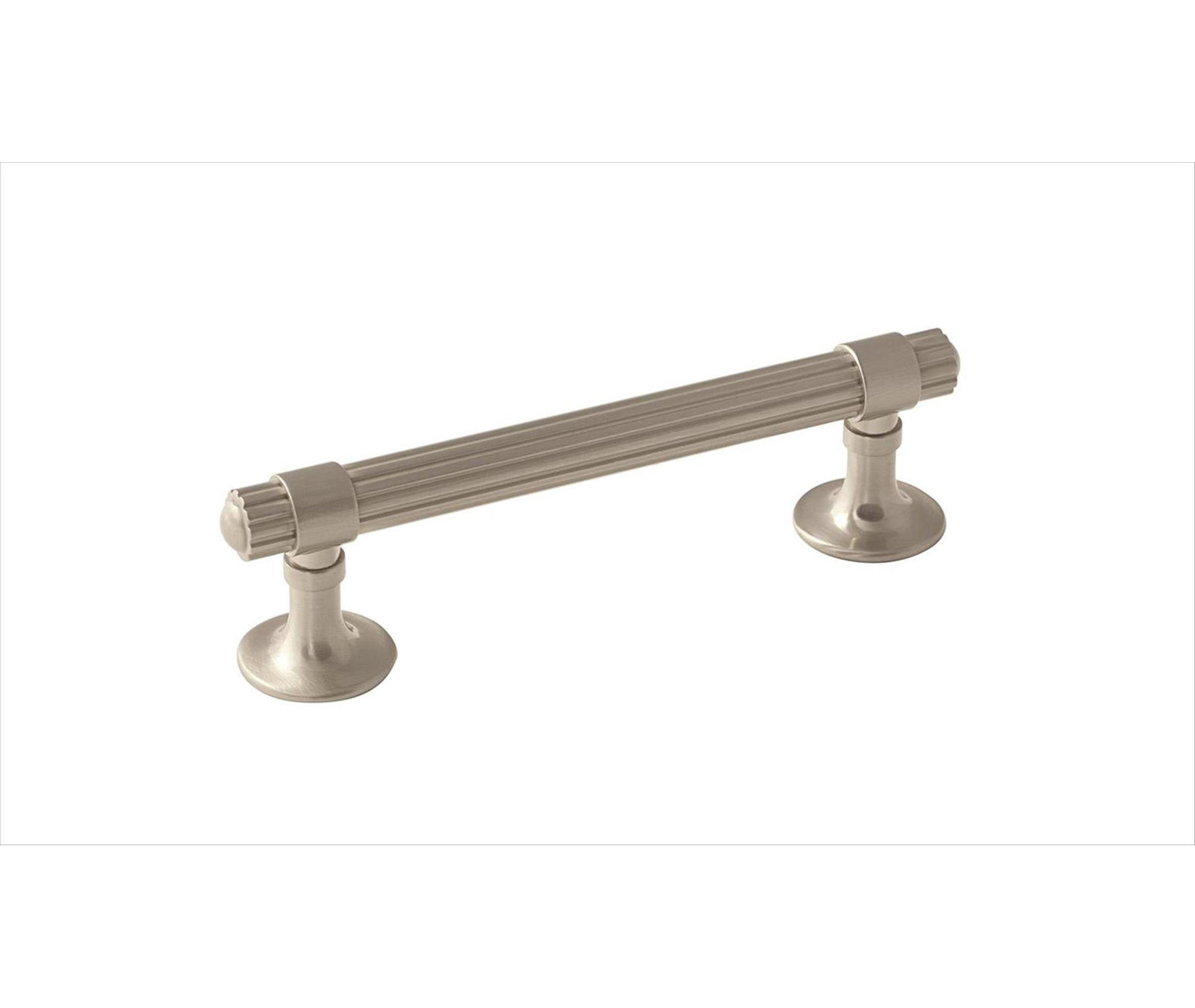 Sea Grass Bar Cabinet Pull, Satin Nickel, 3.75"