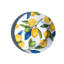 Assiette à salade en mélamine NewWave de Lemon Orchard - jaune - 8,5 po