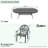 Suset Patio Dining Set with Oval Table , Cushions Included-1675232904-1675232905