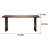 Jeneca Oak Solid Wood Dining Table-2074881245