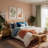 Velvet Throw Pillow Covers,Contrasting colors Pillows Decorative Set of 4-114187993-114187996