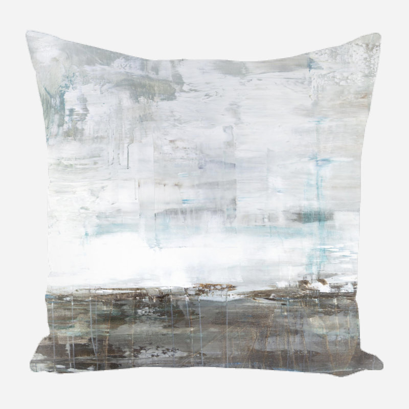 Coussin décoratif en lin, 19 po x 19 po