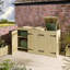 Wooden Double Bin Store