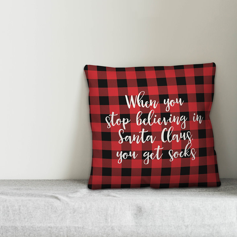 Plaid Throw Pillow, Pillow Cover