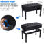 Banc de rangement rembourré en cuir Damarrion-2055903315