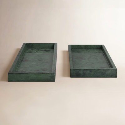  2 Piece Ottoman Tray Set