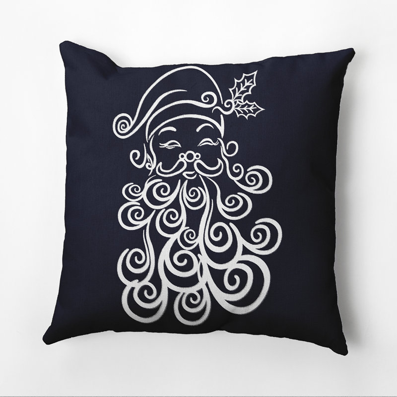 Housse de coussin carré et insert, Bleu marine, 18 po x 18 po