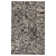 Catarina Wool Southwestern Area Rug in Elephant Skin/Jet Black/White Swan