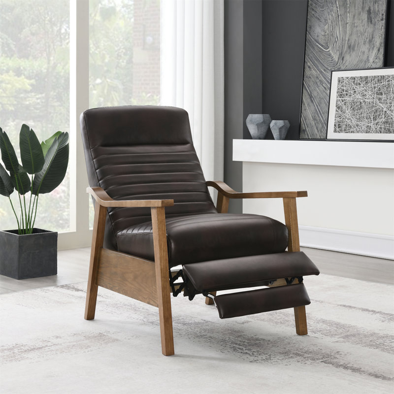 Fauteuil inclinable Asher, Marron foncé