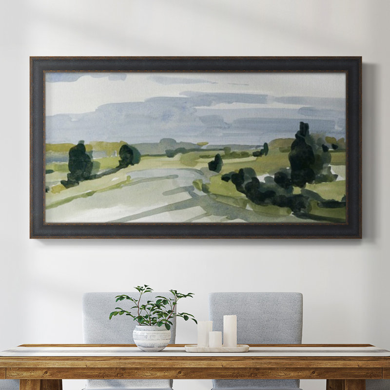 «Dark Quiet Valley III», reproduction d'un seul cadre photo sur toile, H 25 po x l 45 po x P 2,5 po